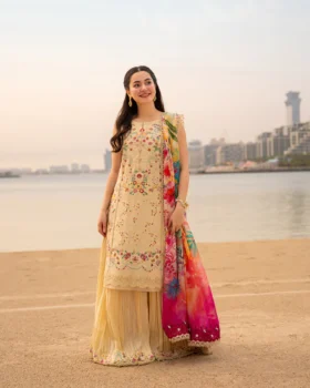 Faiza Saqlain Aya Luxury Lawn 26 - Merjem