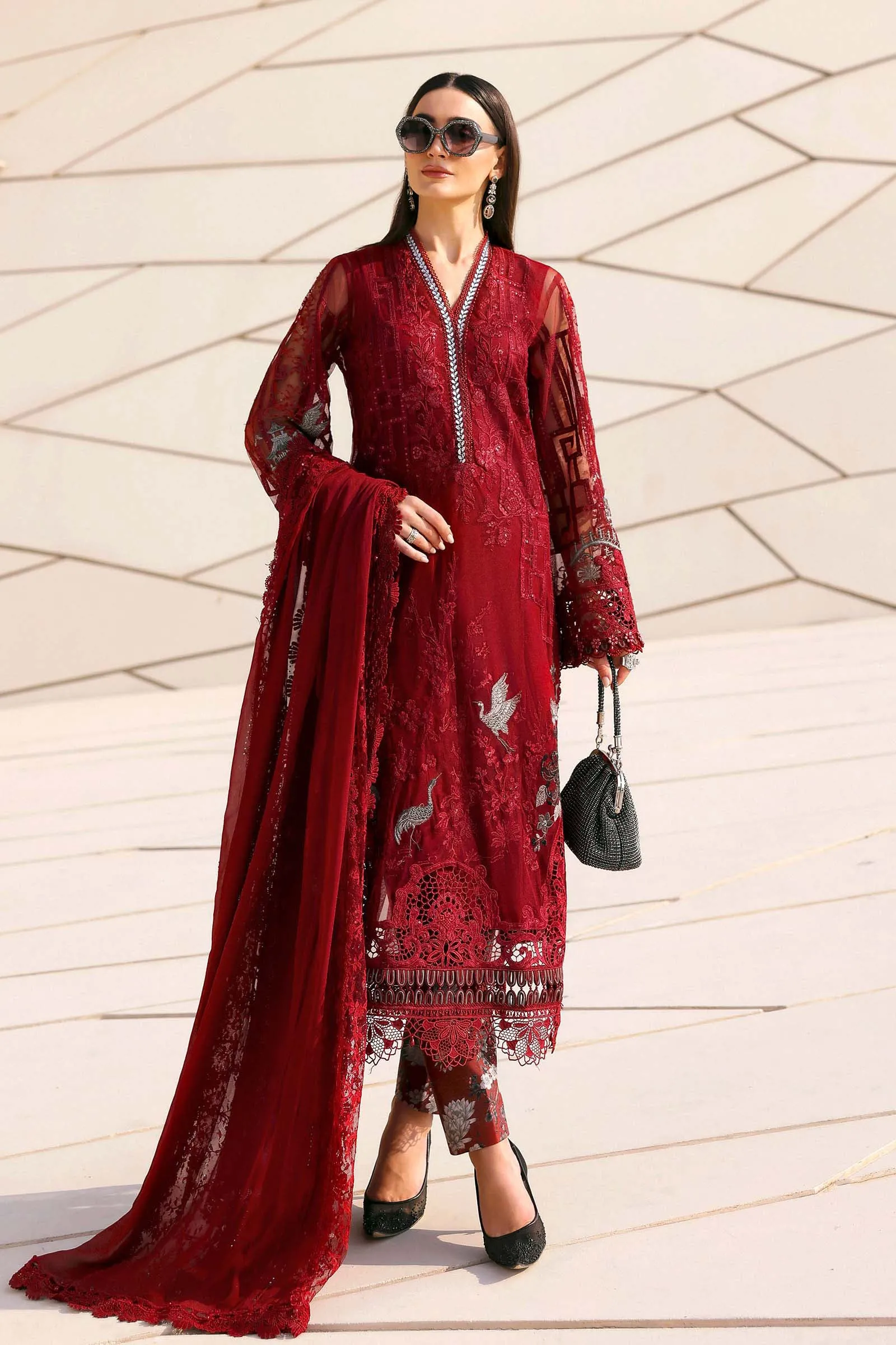 Maria B Embroidered Lawn - D-2607-A