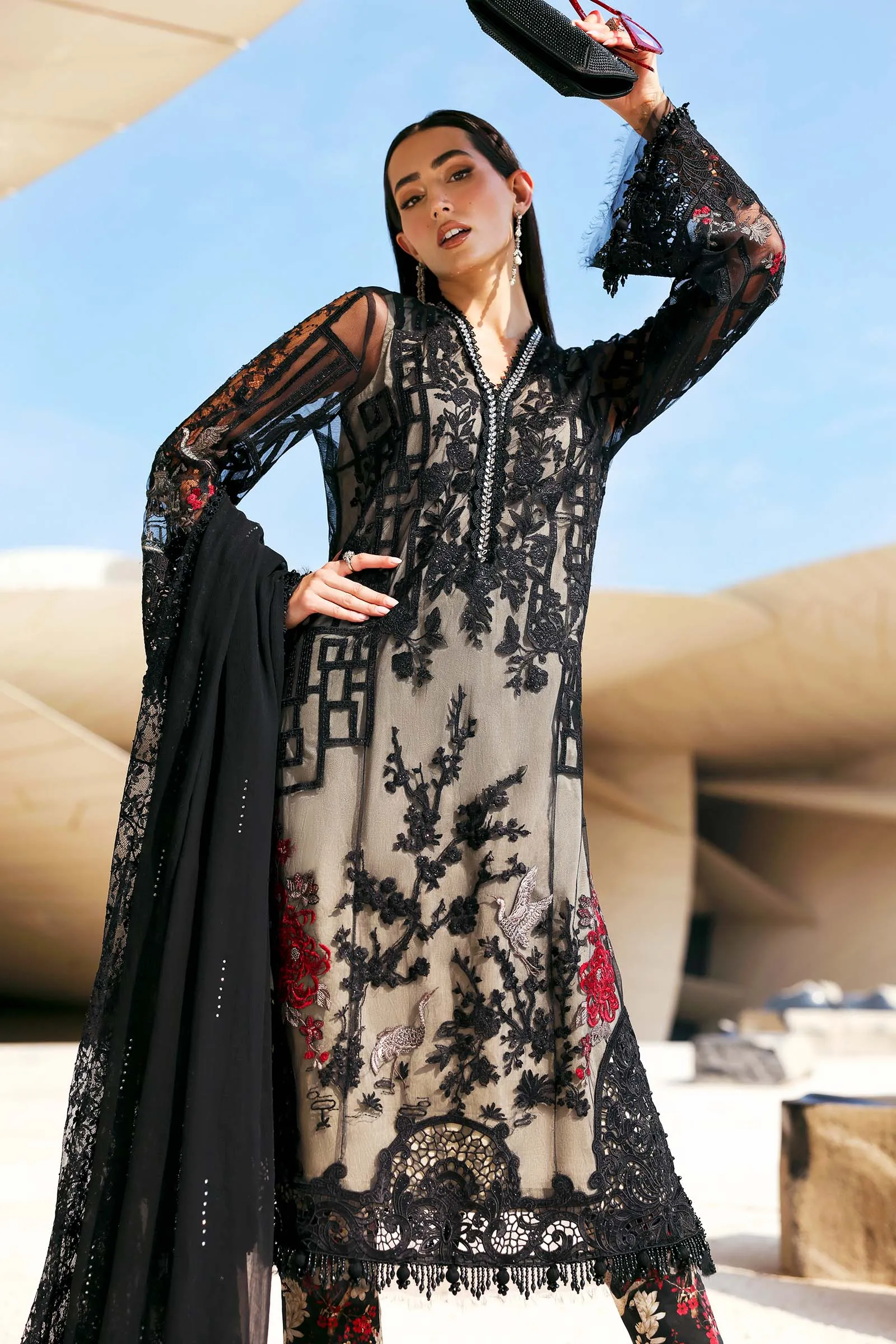 Maria B Embroidered Lawn - D-2607-B