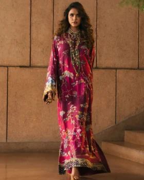 Crimson Eid Prints - Laila - Plum