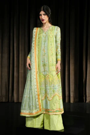Crimson Eid Prints - Rangralli - Lime