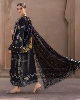 Crimson Lawn 26 - Floral Serenity - D1A