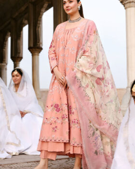 Cross Stitch Eid Lawn 26 - Dusky Rose