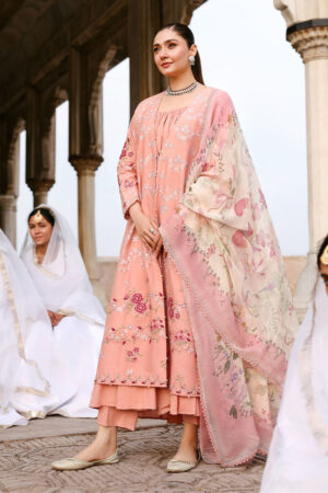 Cross Stitch Eid Lawn 26 - Dusky Rose
