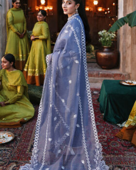 Cross Stitch Eid Lawn 26 - Ethnic Blue
