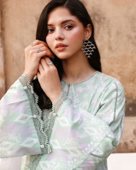 Cross Stitch Eid Lawn 26 - Sage Green