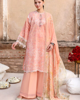 Cross Stitch Eid Lawn 26 - Muted Blush