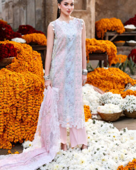 Cross Stitch Eid Lawn 26 - Rose Veil