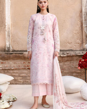 Cross Stitch Eid Lawn 26 - Celeste Flora