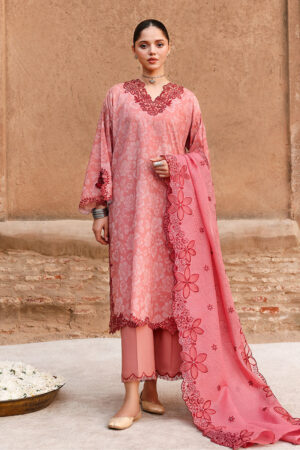 Cross Stitch Eid Lawn 26 - Peach Atelier