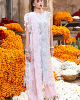 Cross Stitch Eid Lawn 26 - Rose Veil