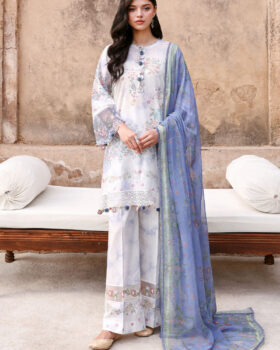Cross Stitch Eid Lawn 26 - Vintage Petal