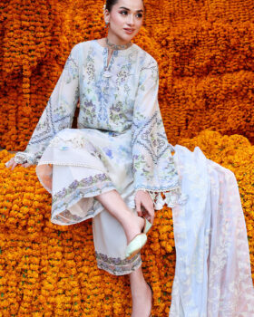 Cross Stitch Eid Lawn 26 - Lilac Whisper