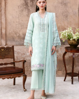 Cross Stitch Eid Lawn 26 - Misty Mint