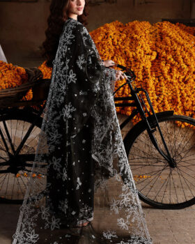 Cross Stitch Eid Lawn 26 - Noir Essence