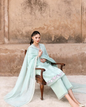 Cross Stitch Eid Lawn 26 - Misty Mint