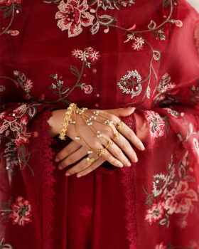 Cross Stitch Eid Lawn 26 - Rouge Flare