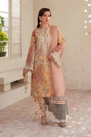 Baroque Embroidered Lawn UF-4403