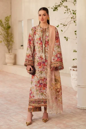 Baroque Embroidered Lawn UF-4407