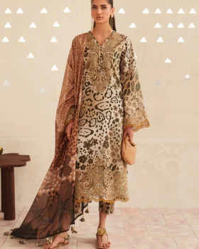 Baroque Embroidered Lawn UF-4408
