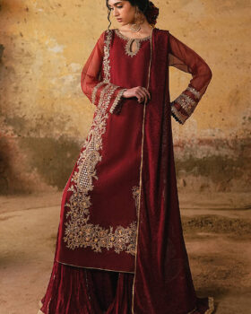 Mohsin Naveed Ranjha Luxury Pret 26 - Surkh-e-Bahar