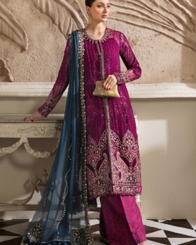 Maria B Embroidered Chiffon | MPC-25-102