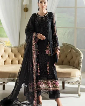 Maria B Embroidered Chiffon | MPC-25-104