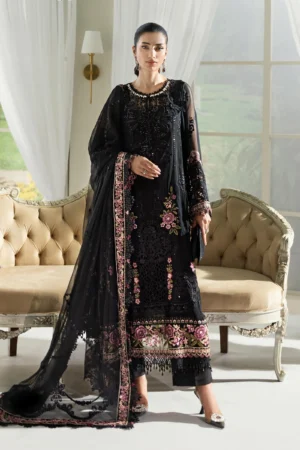 Maria B Embroidered Chiffon | MPC-25-104