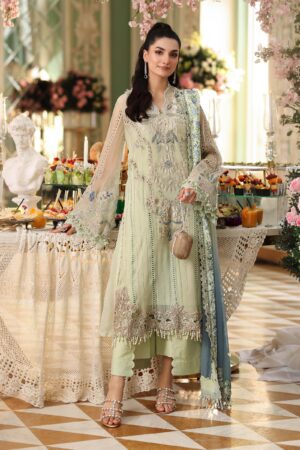 Maria B Embroidered Chiffon | MPC-26-105
