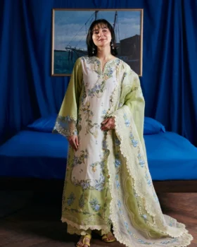 Maryam Hussain Luxury Lawn 26 - Dimple