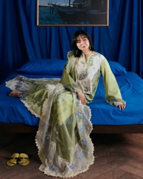 Maryam Hussain Luxury Lawn 26 - Dimple